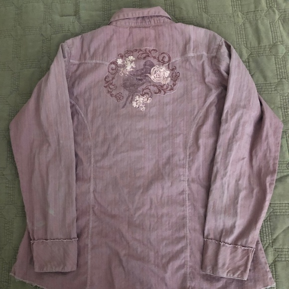 Wrangler Western Snap Button Down Shirt - Picture 2 of 10